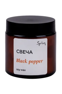 Свеча Spring соевая Black pepper 100 мл