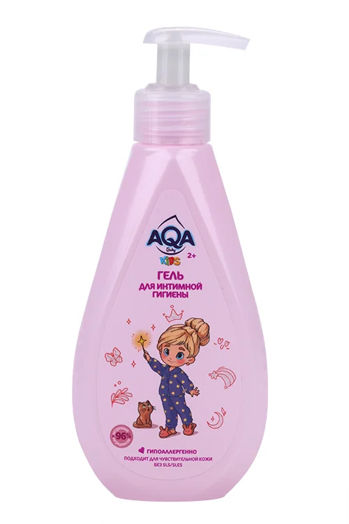 Гель AQA baby Kids детский для интимной гигиены 250 мл
