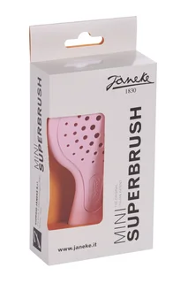 Щетка для волос Janeke Superbrush Mini пластиковая светло-розовая