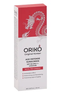 Крем Oriko Royal Red Ginseng Age Defense Sunscreen SPF 50+/PA+++ для лица, 50 мл