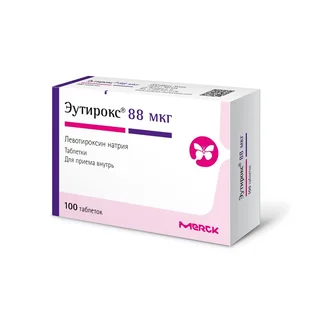 Эутирокс 88 мкг 100 шт таблетки