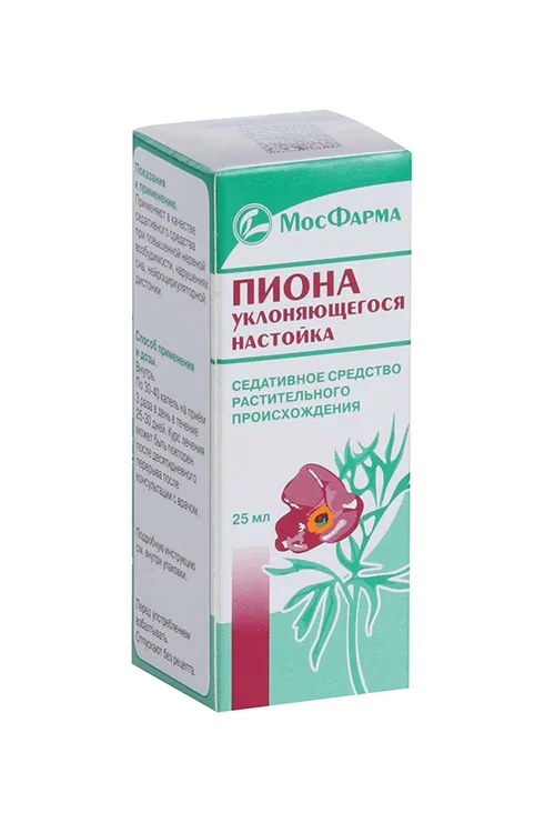Пиона уклоняющегося 25 мл настойка флакон -капельницы