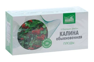Калины плоды Сила природы 2 гр 20 шт сырье растительное