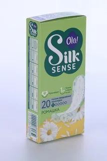 Салфетки Ola silk sense light стринг-мультиформ ромашка 20 шт