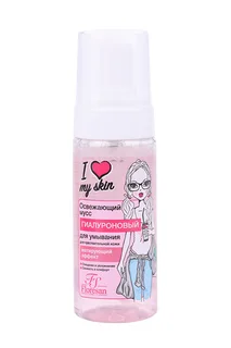 Мусс Floresan I love my skin Освежающий гиалуроновый для умывания 150 мл