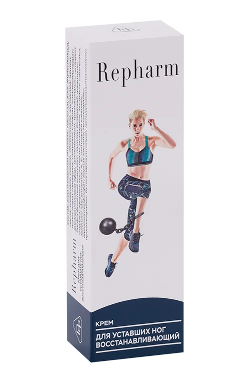 Крем Repharm восстанавливающий для уставших ног 70 гр