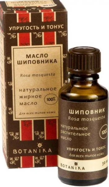 Натуральное косметическое масло Шиповник 30 мл Botavikos