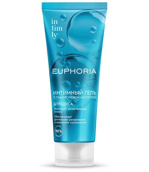 Гель Intimly Euphoria интимный с гиалуроновой кислотой, 75 мл