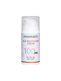 Солнцезащитный крем SUN Protection SPF 100, увлажняющий, 6 фильтров, Mesomatrix / Мезоматрикс, 100 мл