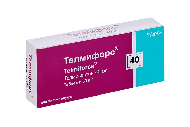 Телмифорс таблетки 40 мг 30 шт