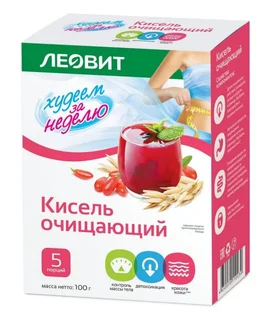 Леовит Кисель диет. очищающий 20 гр 5 шт