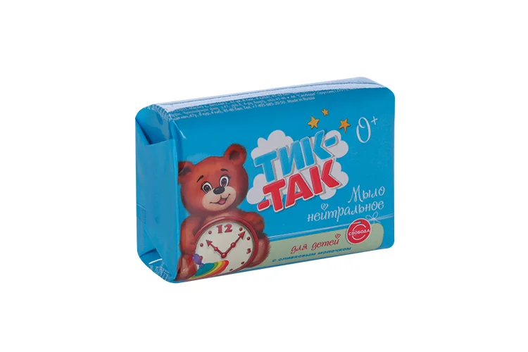 Мыло Свобода Тик-Так нейтральное с оливковым молочком детское 90 гр