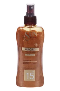 Масло-активатор загара Krassa SPF15 с блестками 180 мл (SE41368)