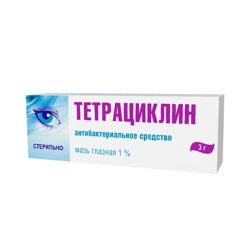 Тетрациклин мазь 1 % 3 г