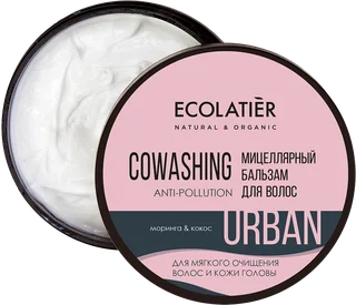 Ковошинг-бальзам мицеллярный для волос моринга & кокос 380 мл Ecolatier
