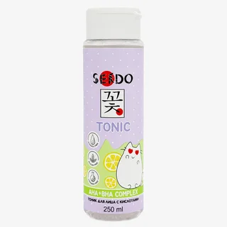 Тоник для лица Sendo с кислотами AHA+BHA Complex Face Tonic 250 мл