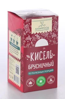 Кисель АлтайПлод Брусничный витаминизир сухой 20 гр 10 шт саше