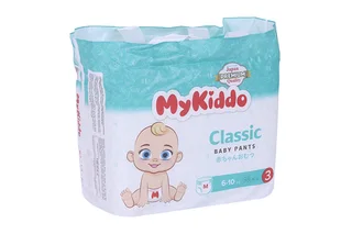 Подгузники-трусики MyKiddo Premium Classic 3 для детей M (6-10 кг) 38 шт
