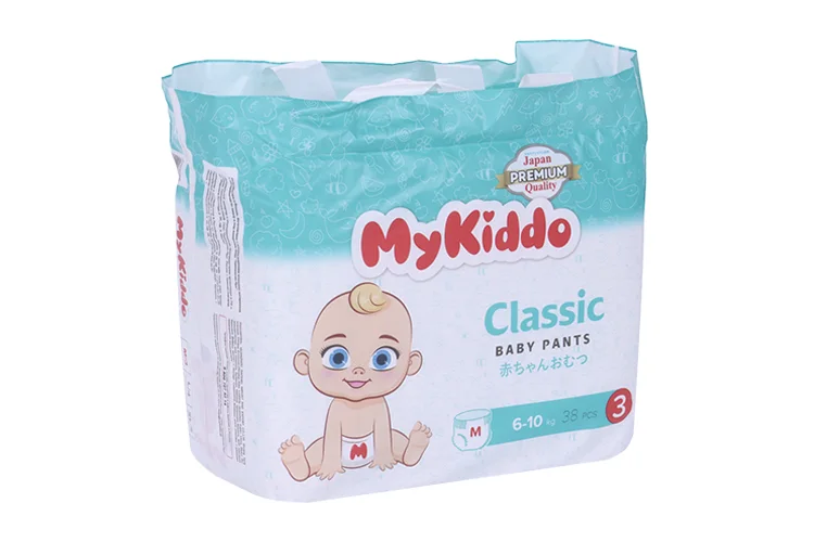 Подгузники-трусики MyKiddo Premium Classic 3 для детей M (6-10 кг) 38 шт