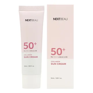 Солнцезащитный омолаживающий крем с коллагеном, SPF50+/PA++++, 55 мл, Nextbeau
