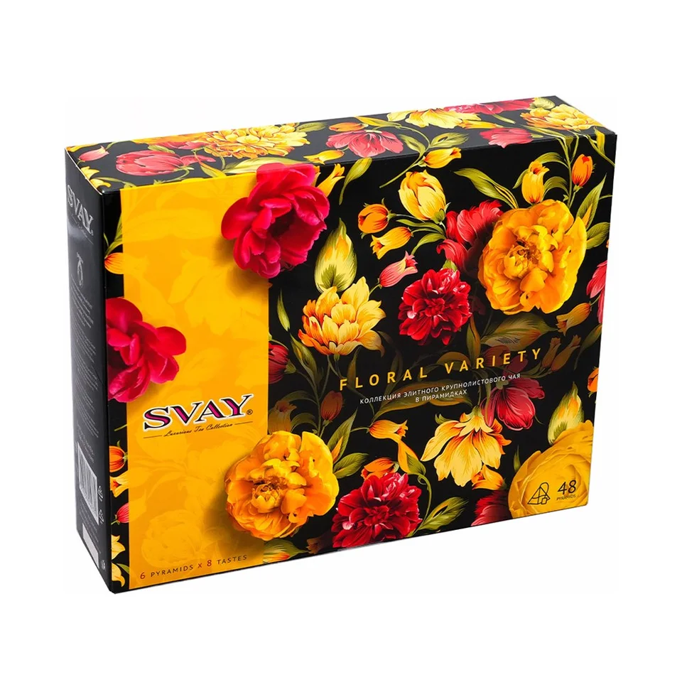 Цветочное ассорти (Floral Variety), 48 пирамидок, Svay