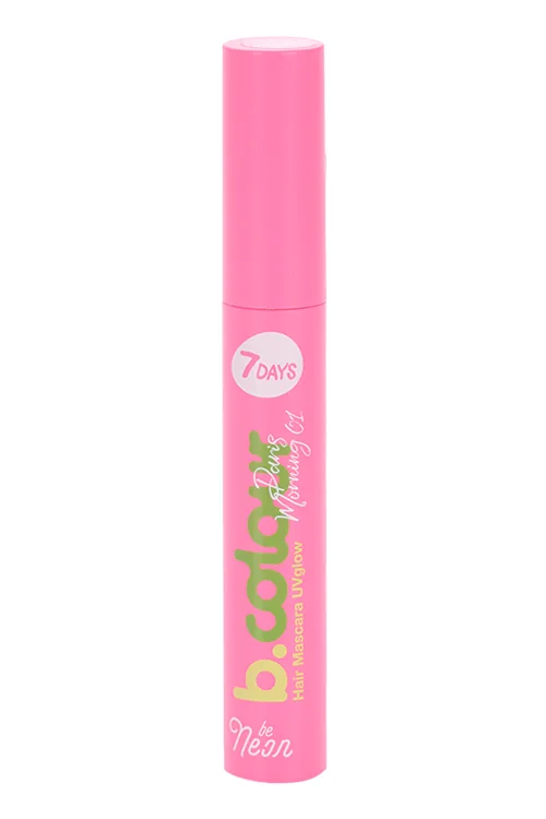Тушь 7Days B Colour для волос светящ UVglow Paris Morning розов 10 мл