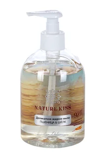 Мыло жидкое Nature Kiss Пшеница и шелк деликат 480 мл
