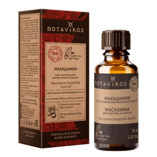 Натуральное косметическое масло Макадамия 30 мл Botavikos