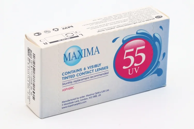 Линзы Maxima 55 UV контактные R 8,6 DIA 14,2 (диоптрия -2,75) 6 шт
