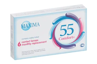 Линзы Максима 55 Комфорт плюс (диоптрия -1,50) 6 шт