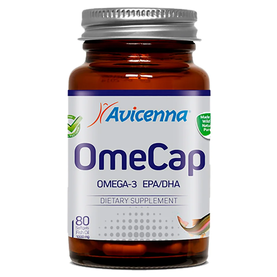 ОмеКап Омега-3, 80 капсул, Avicenna