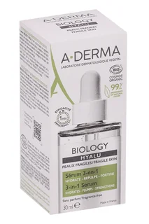 Сыворотка A-Derma Biology Hyalu 3 в1 для хрупкой кожи 30 мл