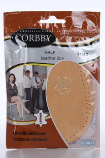 Полустельки Corbby Half латекс перфорир основа натур кожа р 41-42
