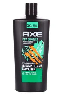 Гель для душа и шампунь AXE Сила джунглей мужской 610 мл