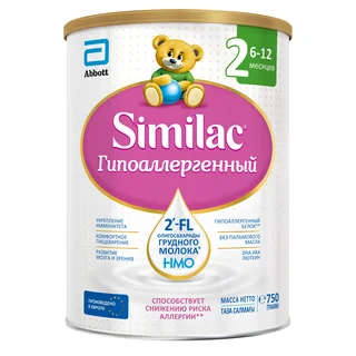 Симилак смесь молочная Гипоаллергенный 2 750 гр