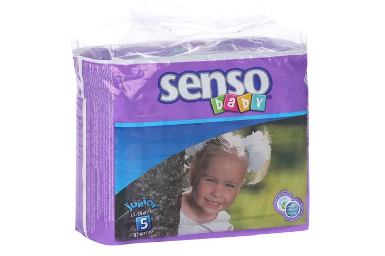 Подгузники Senso baby Junior крем-бальз (11-25 кг) 32 шт