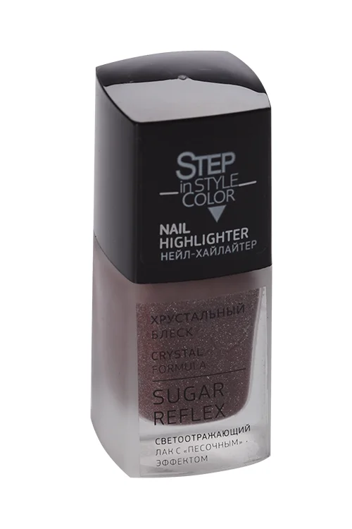 Лак Step in Style Nail Highlighter светоотраж с песоч эффектом Ravishing Rouge №22 для ногтей 11 мл