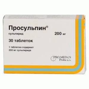 Просульпин 200 мг 30 шт таблетки