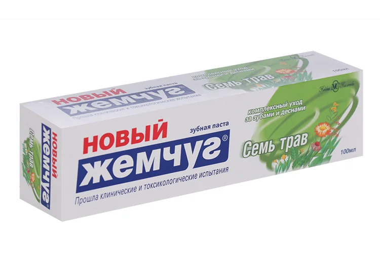 Зубная паста Новый Жемчуг Семь трав 100 мл