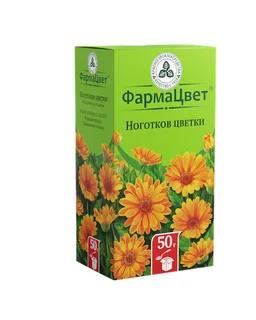 Ноготки (календула) цветки 50 гр