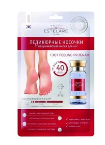 Институт Эстелар Носочки педикюр. отшелушивающая маска для ног 40г