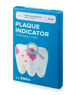 Индикатор налета Plaque Indicator Клубника 12 шт Emra