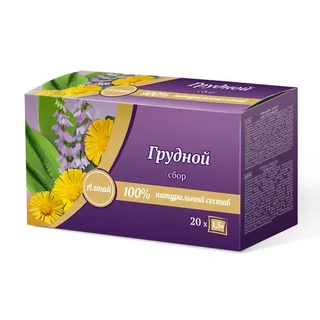 Грудной сбор серии Фито-Алтай (подорожник, солодка, мать-и-мачеха), 1,5 г, 20 шт