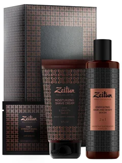 Набор Zeitun Mens Collection Только для него крем для брит + гель для душа 2 в 1 + шамп