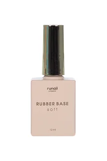 База RuNail Professional Soft для гель-лака каучуковая с липким слоем арт 6478 12 мл