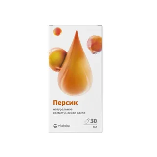 Витатека масло косметическое персик 30 мл