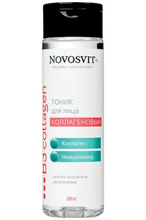 Тоник Novosvit коллагеновый для лица, 200 мл, (НП/NS-8402)