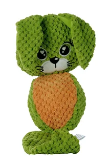 Игрушка Чистый котик для домашних животных заяц 35 см зеленый
