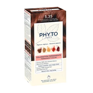Phyto крем-краска для волос тон 5,35 Шоколадный cветлый шатен 50 50 12 мл