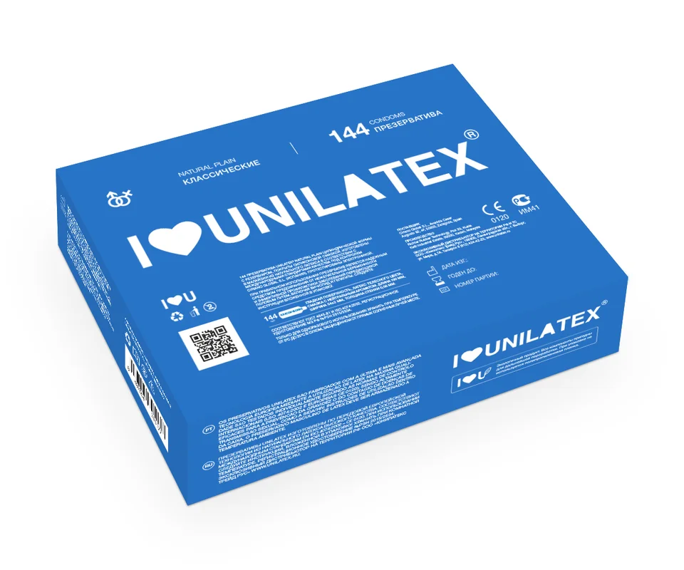 Презервативы Unilatex Natural Plain 144 шт
